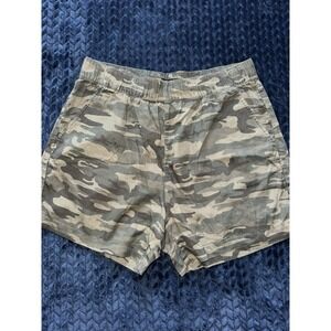 Social Standard by Sanctuary Women's Shorts‎ Camo Pull On Waist Pockets Sz XL